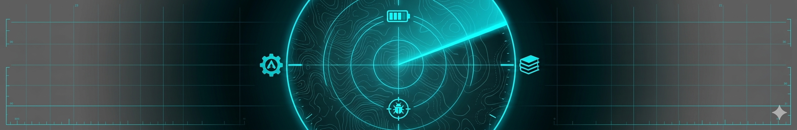 Pre-Mission Self-Scan — radar diagnostic